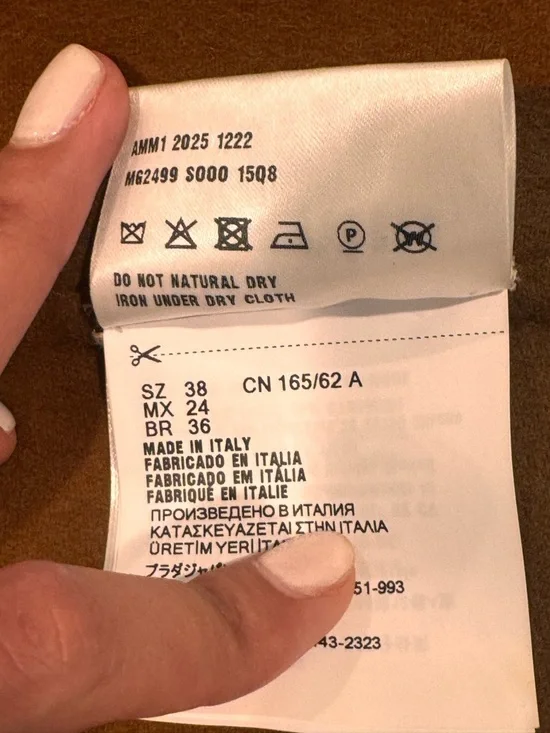 Miu Miu Cropped Button-Down Jacket in Warm Brown Size XS/S - Picture 14 of 15